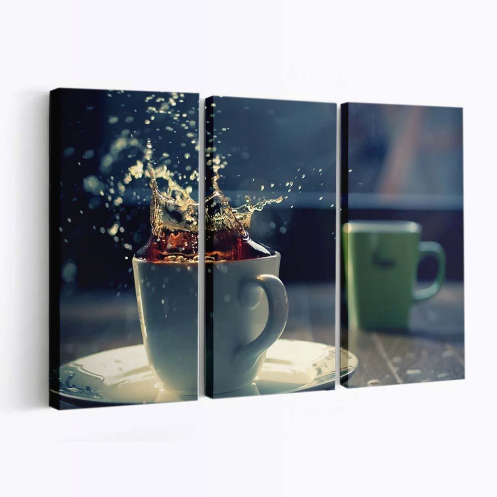 splash in a tea cup wallpaper